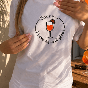 Poletna Aperol majica z vezenjem